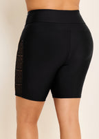 Black Summer Beach Hollow Swim Bottom