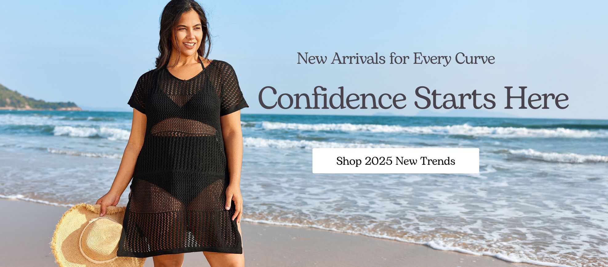 Cover Ups Promotion - Stylish Plus Size Swimwear beachwear